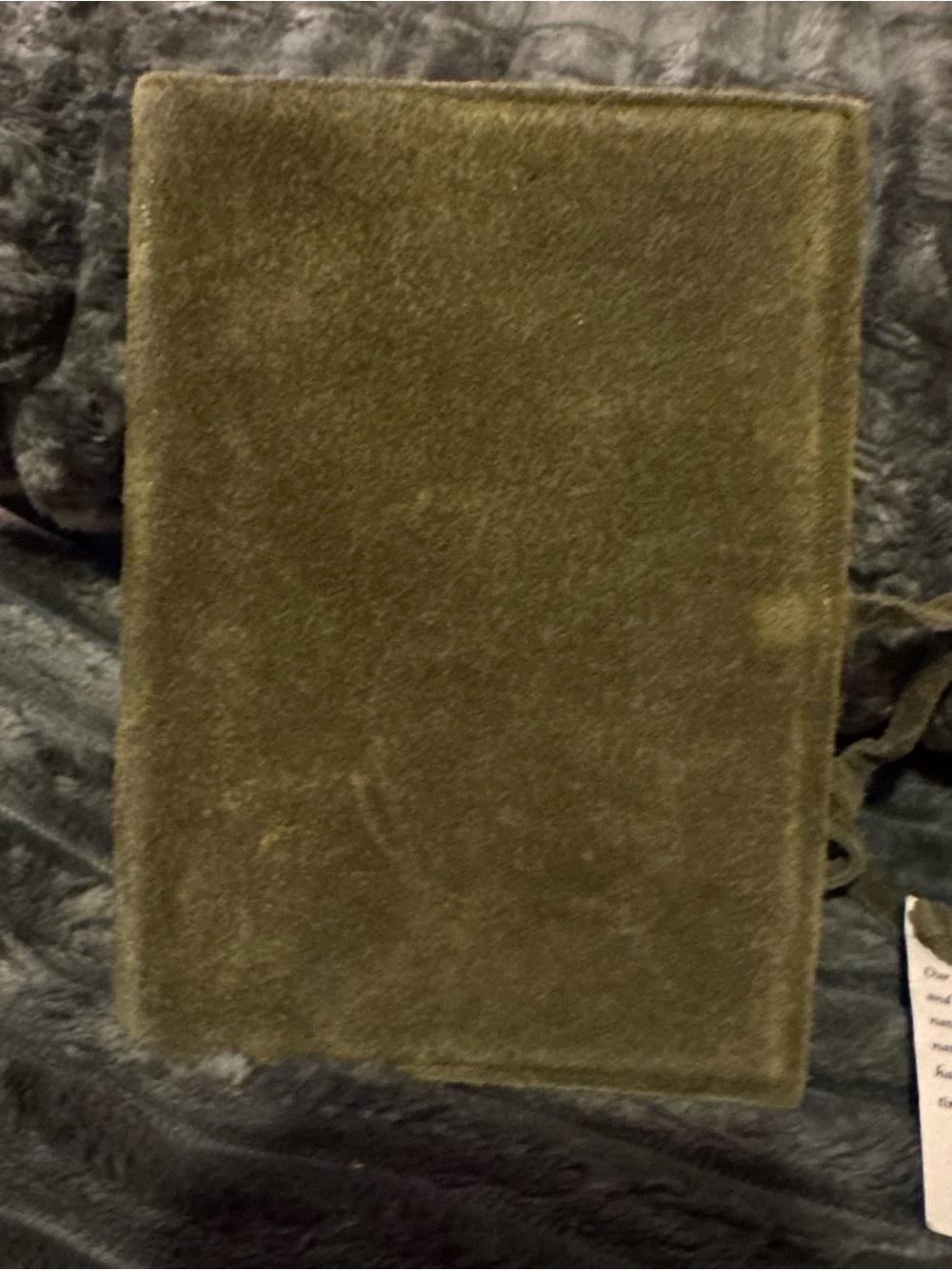 Vintage Tigo Enterprises Handcrafted Suede Refillable Journal New